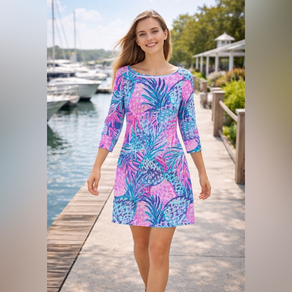 Lilly Pulitzer Sofie dress pineapple XS